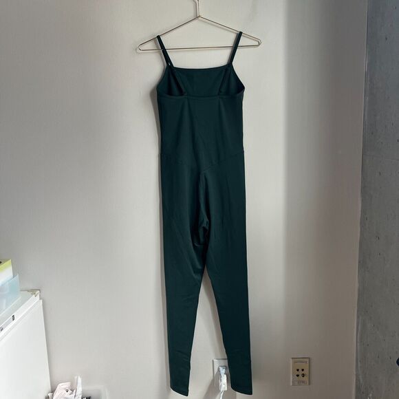 girlfriend collective Women's Cami Unitard in Moss Green Size MEDIUM - Picture 5 of 6